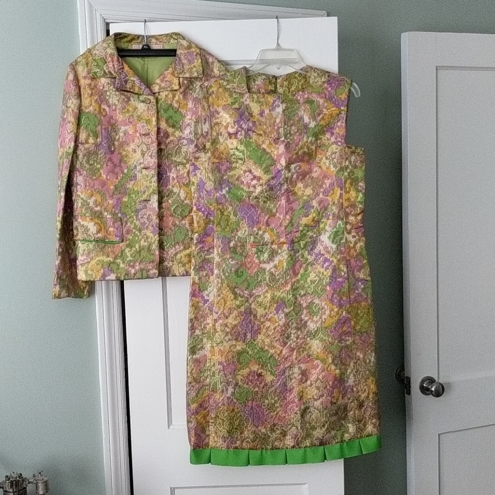 Vintage cocktail dress w jacket